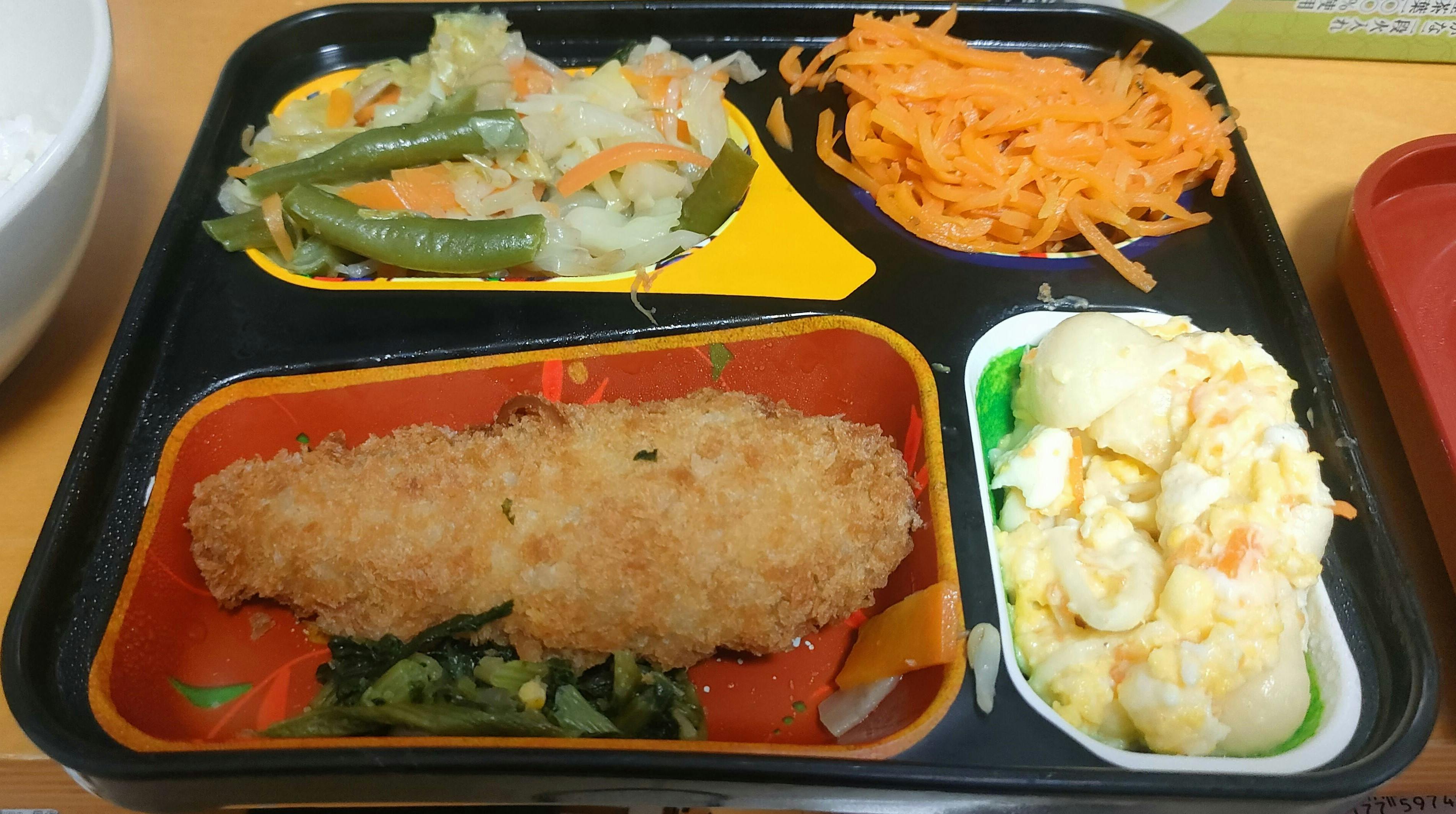 2024年7月5日 あじメンチカツ、ほうれん草のおひたし 等の画像