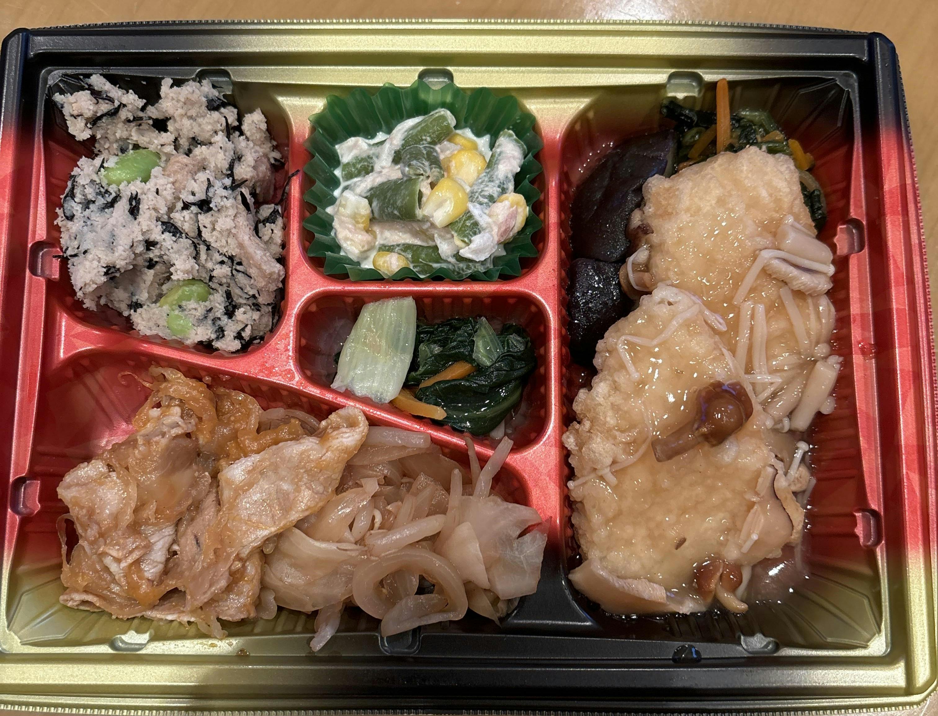 2024年9月6日 カレイの唐揚げきのこあんかけ、豚肉のケチャップ炒め 等の画像