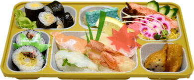 盛合わせ日替寿司(いこいの配食サービス)